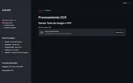 Python-OCR — Sistema OCR con Tesseract, Streamlit y Docker